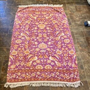 Spell Lovebird Babushka Beach Towel